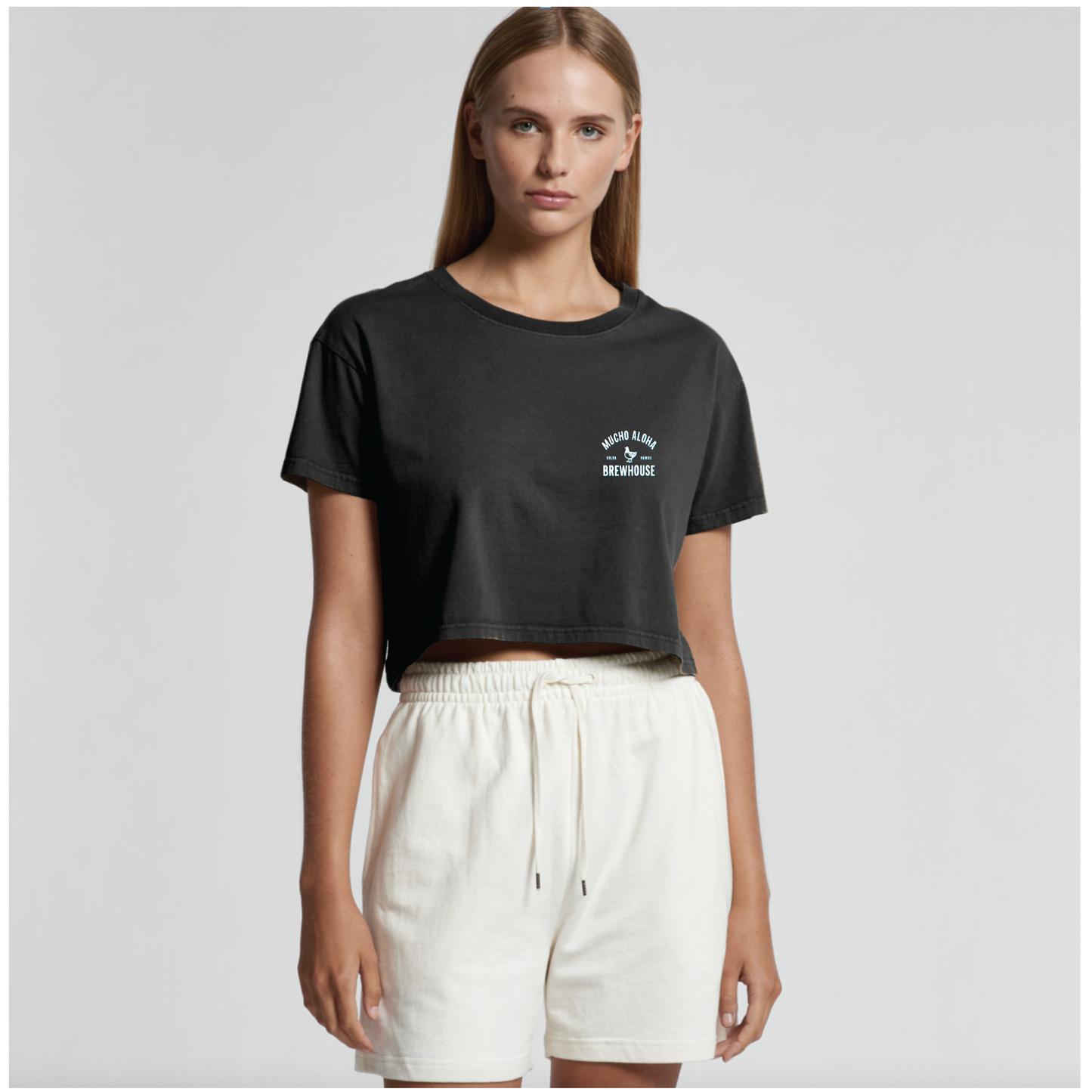 Brewhouse Uniform Crop Tee Black