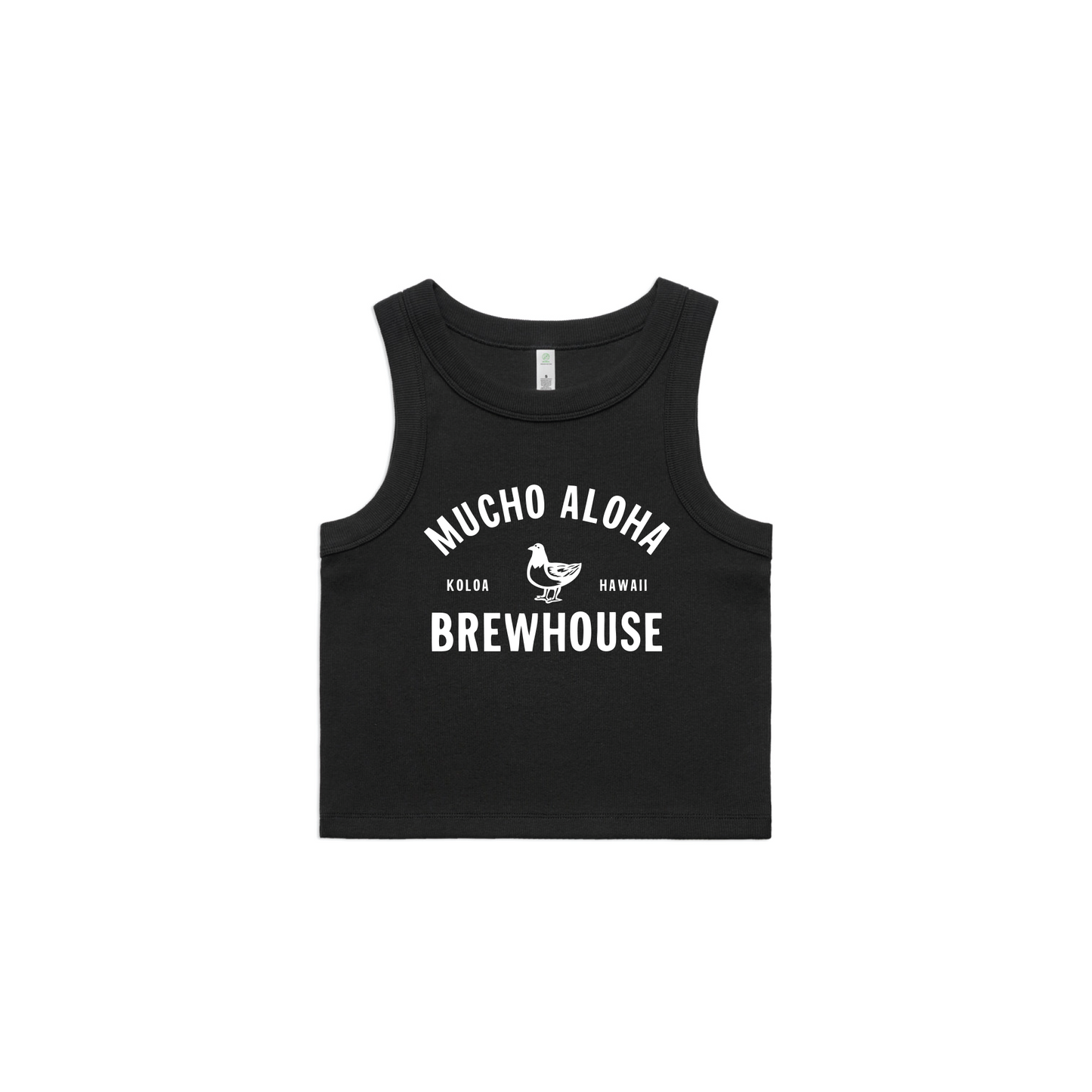Brewhouse Crop Tee – Black