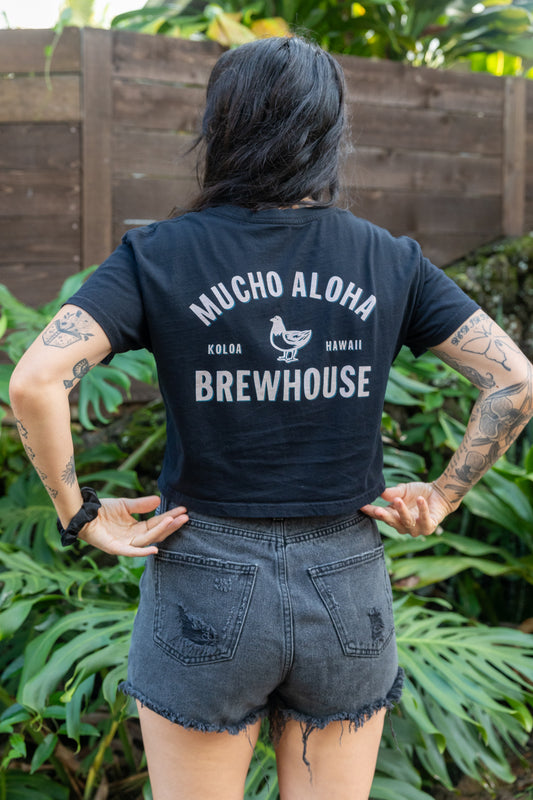 Brewhouse Uniform Crop Tee – Black