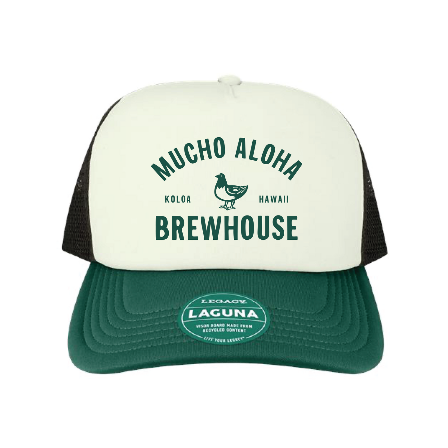 Brewhouse Uniform Trucker Hat - Cream / Green / Black